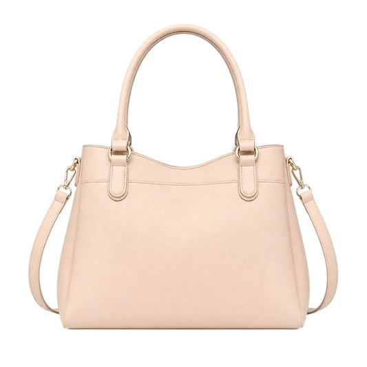 Elegant Beige Women’s Handbag with Shoulder Strap – Lightweight & Stylish