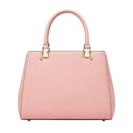 Elegant Blush Pink Structured Handbag for Women – Premium Lightweight Tote