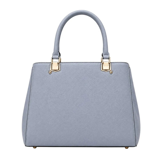 Elegant Sky Blue Structured Handbag for Women – Lightweight Premium Tote