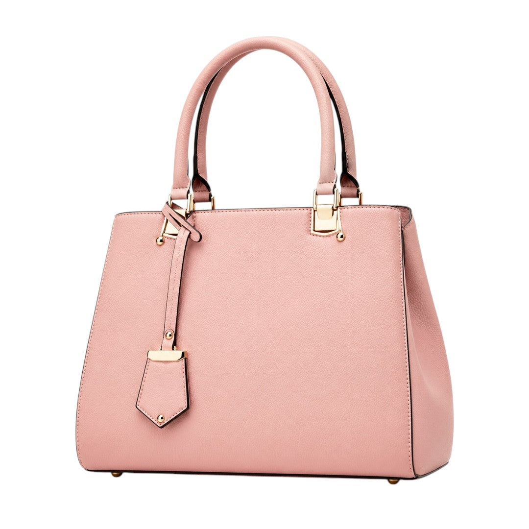Baglio Elegant Blush Pink Structured Handbag for Women