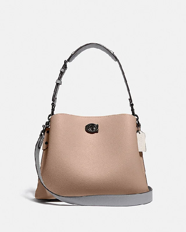 Luxury bags with exotic skinsCoach Willow Shoulder Bag ( colorblock )