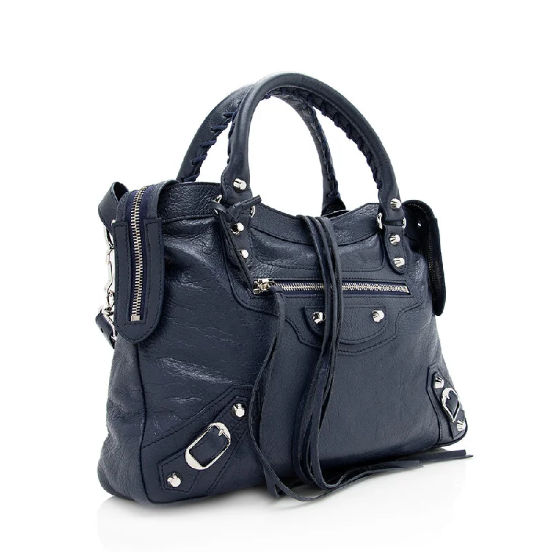 Balenciaga Agneau Arena Classic Town Satchel (SHF-20775)