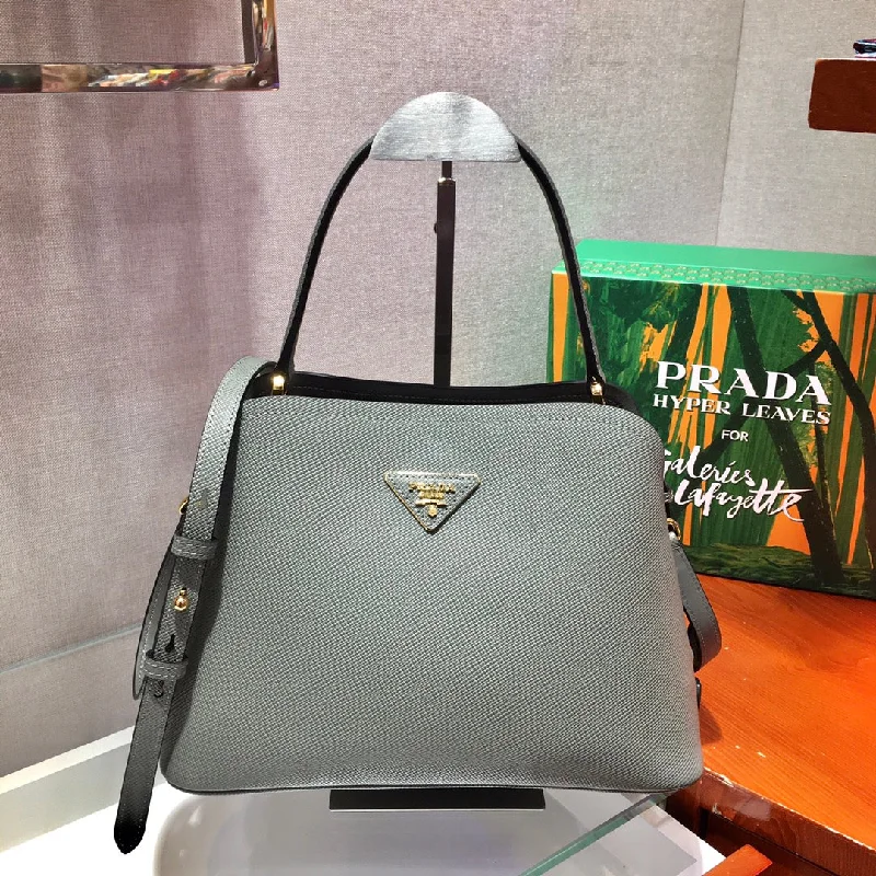 Prada bags with a front - zip pocket for small items like cards and keysPrada Martinee Medium Bag