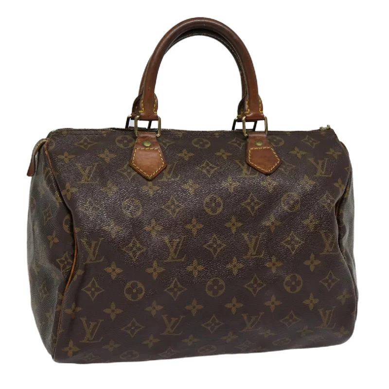 Louis Vuitton crossbody bags with adjustable shoulder straps for comfortLOUIS VUITTON Monogram Speedy 30 Hand Bag M41526 LV Auth 87578