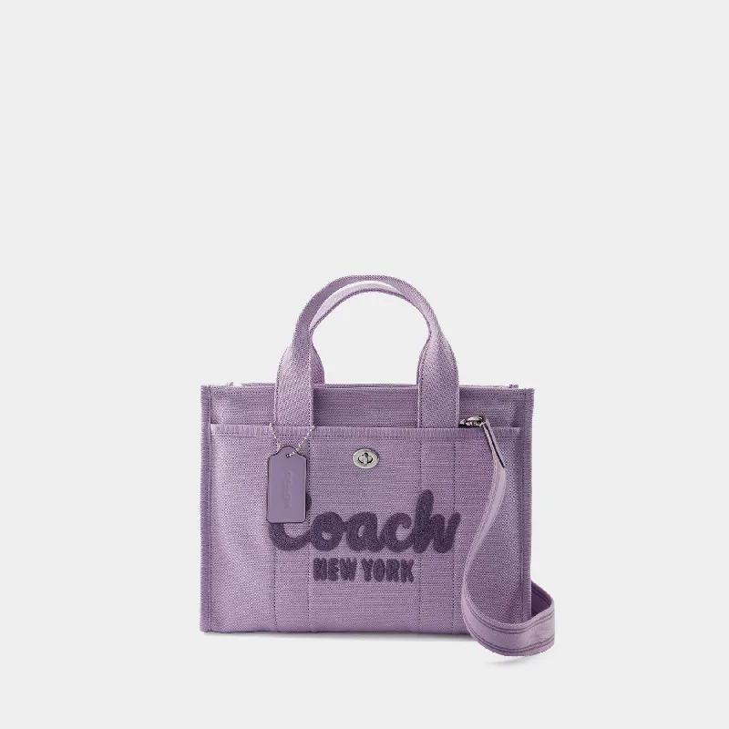 Durable leather bags for daily useCargo Shopper Bag - Coach - Cotton - Purple