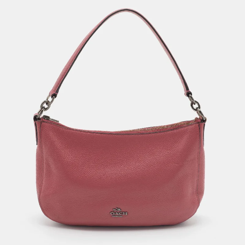 Crossbody bags for everyday usePink Leather Chelsea Hobo