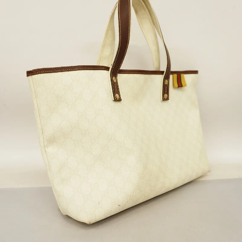 Gucci tote bags for women with a printed Gucci logoGucci tote bags for women with a printed Gucci logoGUCCI  Tote Bag 211134 Women's GG Supreme,Leather Tote Bag Brown,Ivory