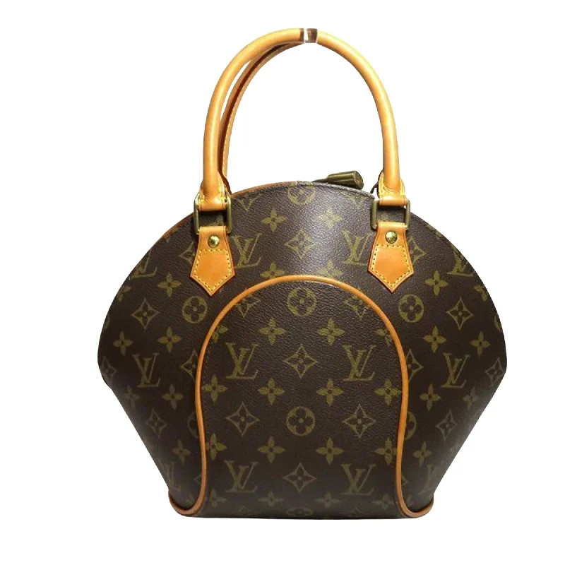 Louis Vuitton bags with a chain - link trim and a leather body for a modern edgeLOUIS VUITTON Ellipse Handbag