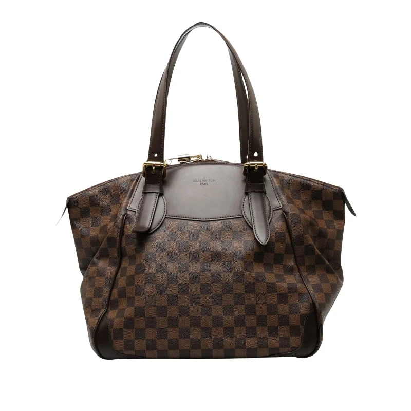 Louis Vuitton handbags with a metal - framed clasp for durabilityLOUIS VUITTON Verona Tote