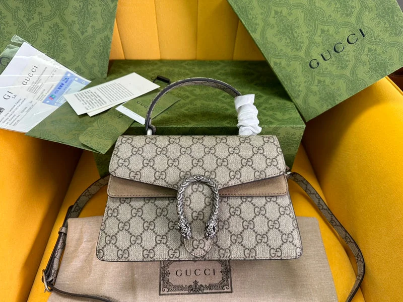 Women Gucci bags with a snap - button closure and a decorative charmWomen Gucci bags with a snap - button closure and a decorative charmWF - Gucci Bags - 041