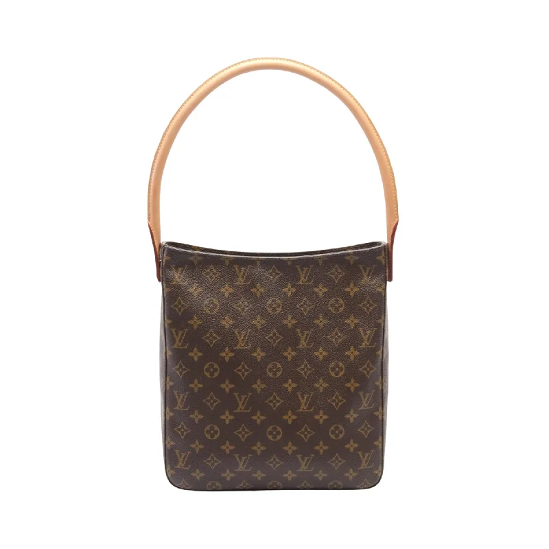 Louis Vuitton handbags with a patent - leather finish for a shiny lookLOUIS VUITTON Looping Shoulder Bag