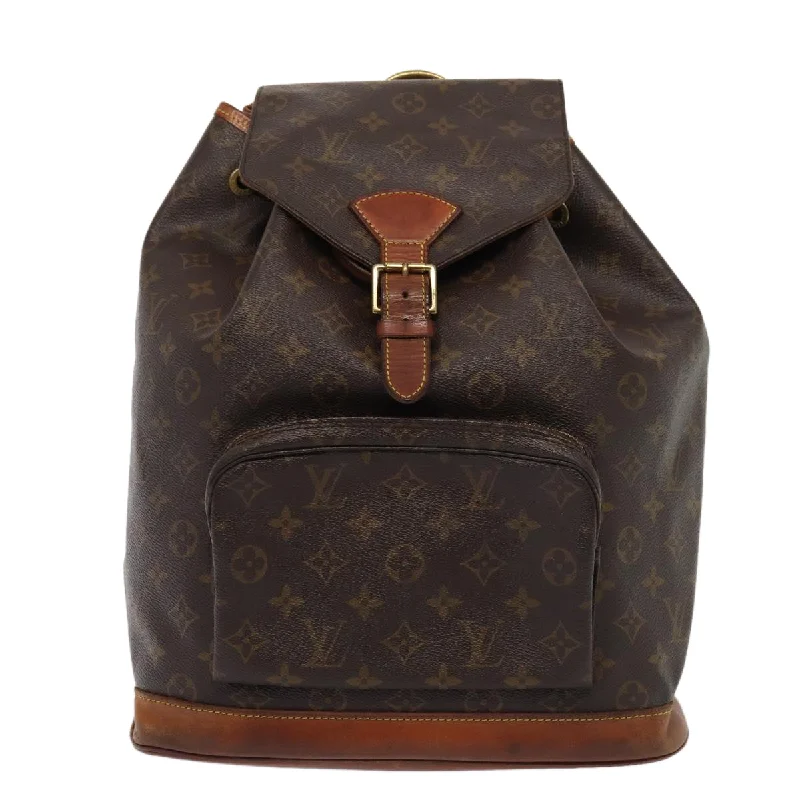 Louis Vuitton bags with a zip - around closure for enhanced securityLOUIS VUITTON Montsouris Backpack