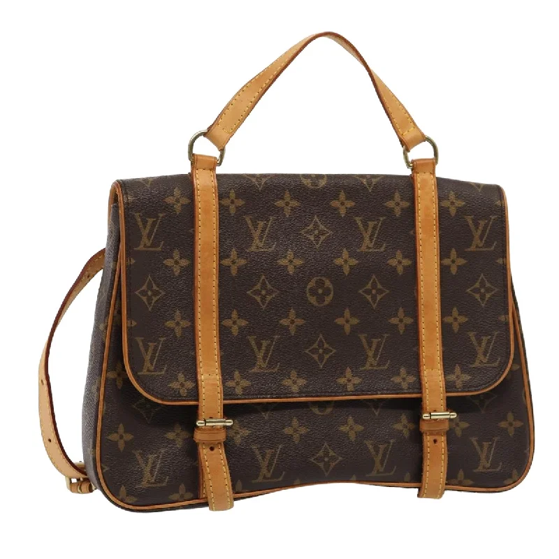 Louis Vuitton Alma bags with a monogram - embossed leather surfaceLOUIS VUITTON Marelle Backpack