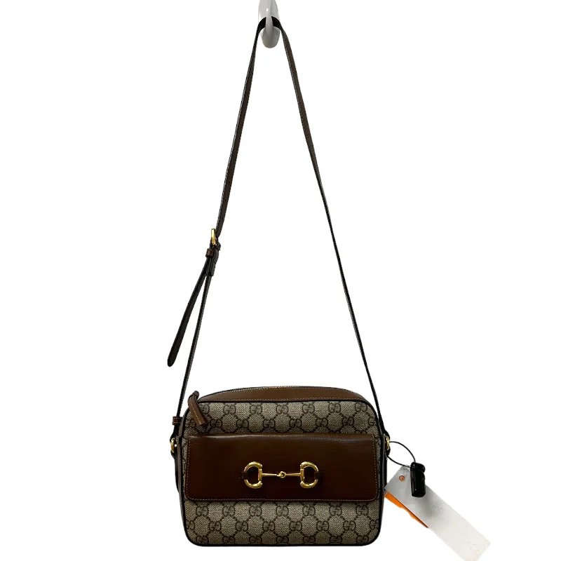 Women Gucci bags with a front - flap pocket for quick - access itemsWomen Gucci bags with a front - flap pocket for quick - access itemsCrossbody Luxury Designer By Gucci  Size: Small