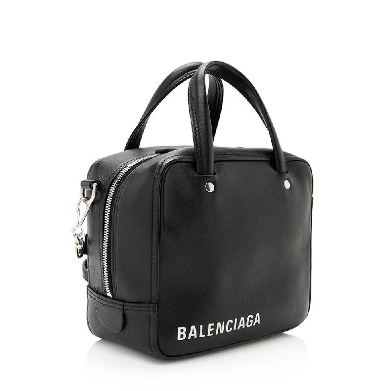 Balenciaga Calfskin Triangle Square XS Bag (SHF-21060)