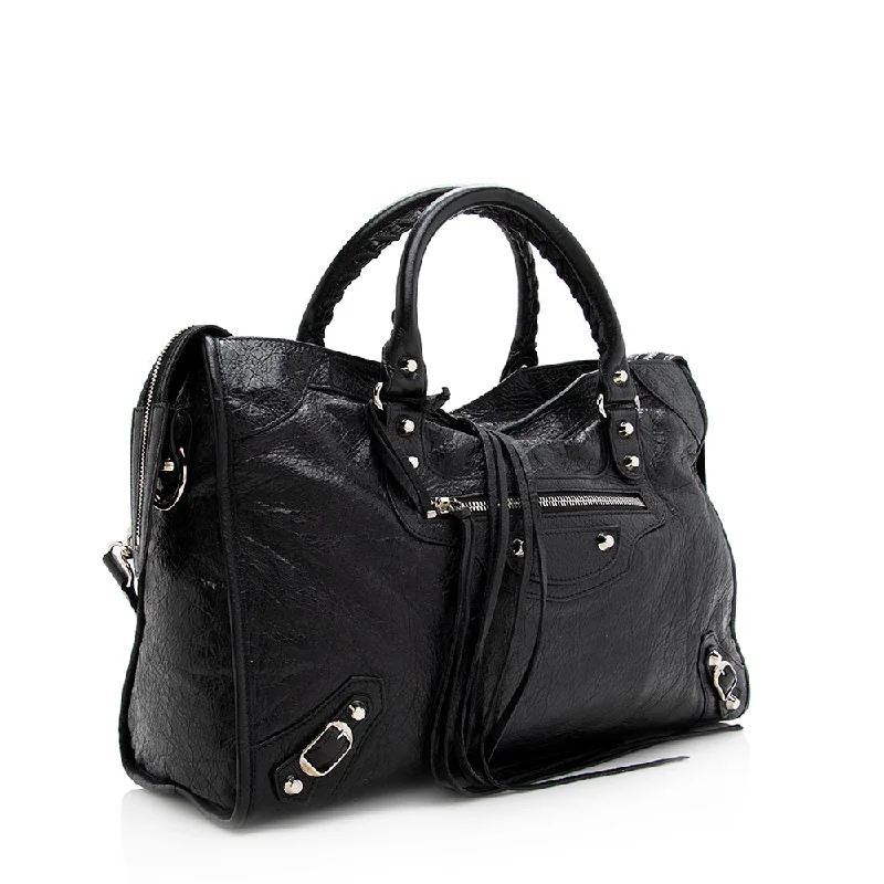 Balenciaga Agneau Classic City Satchel (SHF-20899)