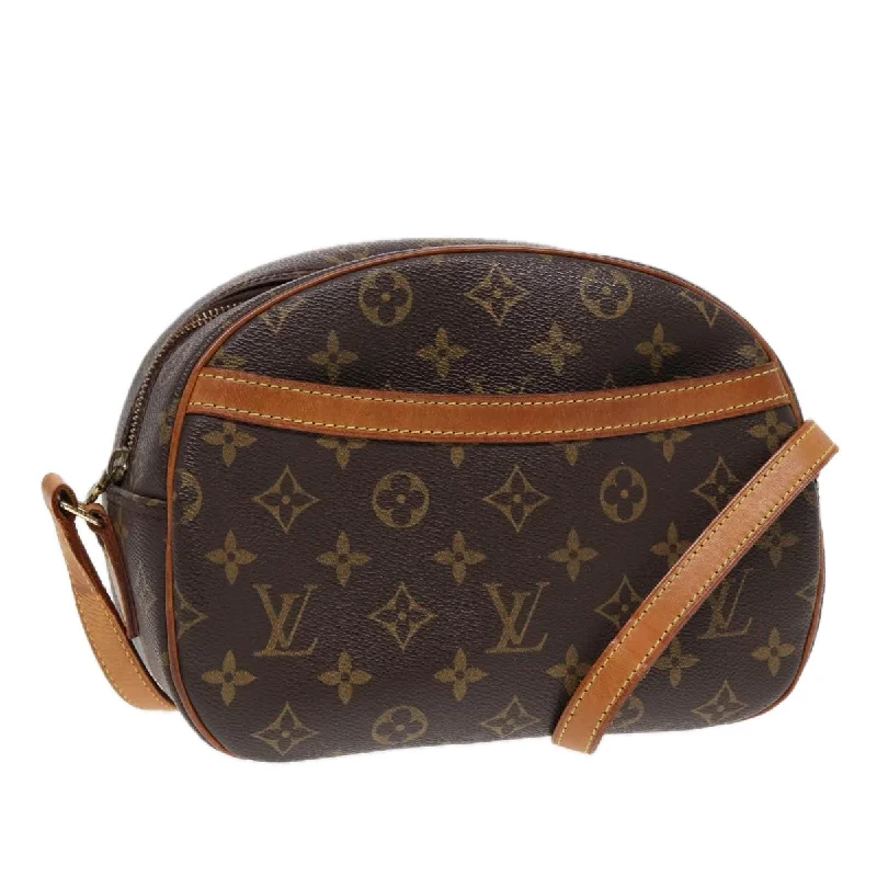 Louis Vuitton crossbody bags with a printed floral pattern for femininityLOUIS VUITTON Monogram Blois Shoulder Bag M51221 LV Auth ki4766