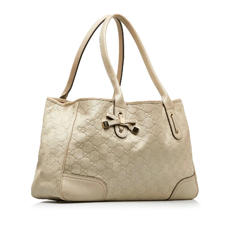 Gucci tote bags for women with a water - resistant coatingGucci tote bags for women with a water - resistant coatingBrown Gucci Guccissima Princy Tote