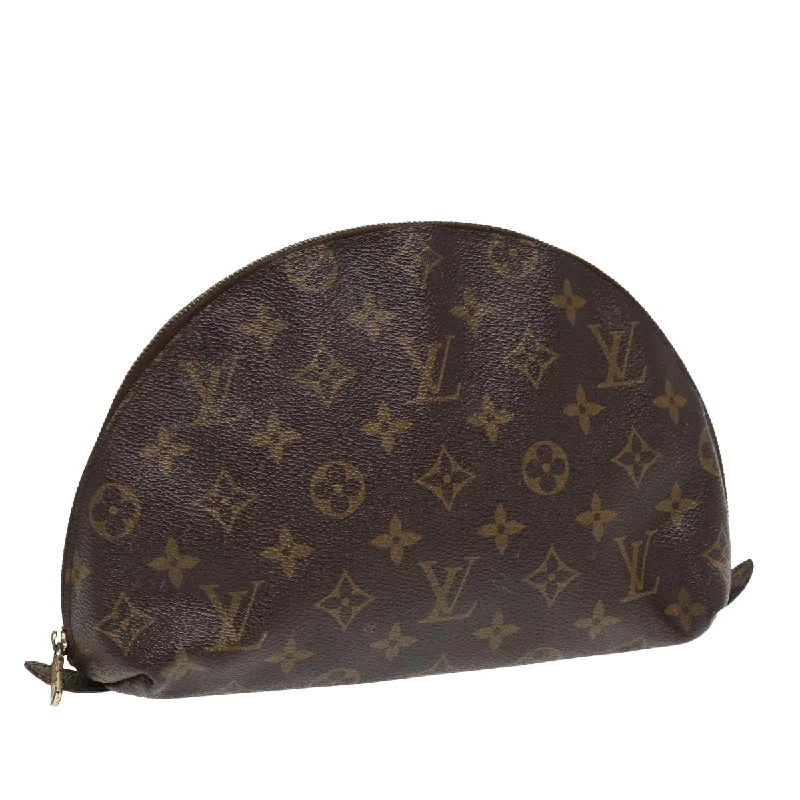 Louis Vuitton Capucines bags with smooth calfskin leather for luxuryLOUIS VUITTON Monogram Trousse Demi Ronde Cosmetic Pouch M47520 LV Auth bs16953