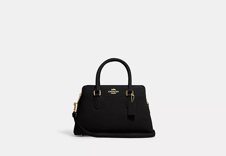 Designer bags with top handlesCoach Mini Darcie Carryall Black