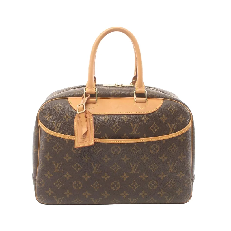 Louis Vuitton tote bags with a double - handle and shoulder - strap optionLOUIS VUITTON Deauville Handbag