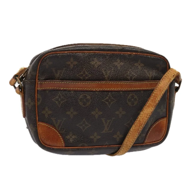 Louis Vuitton Petite Malle bags with a hard - shell structure for uniquenessLOUIS VUITTON Monogram Trocadero 23 Shoulder Bag M51276 LV Auth 84586