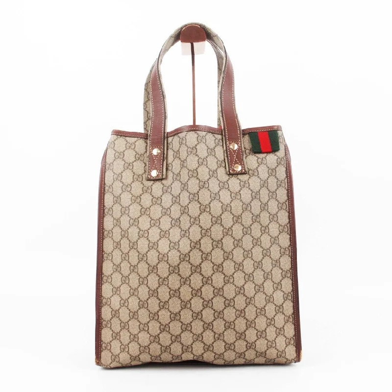 Gucci backpacks for women with a hidden back pocketGucci backpacks for women with a hidden back pocketGucci Beige Monogram Canvas Tote Bag Medium