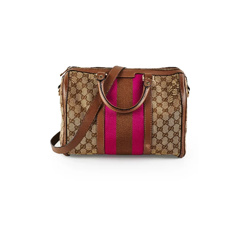 Ladies Gucci shoulder bags with a tassel decorationLadies Gucci shoulder bags with a tassel decorationGucci Boston Monogram Logo Bag