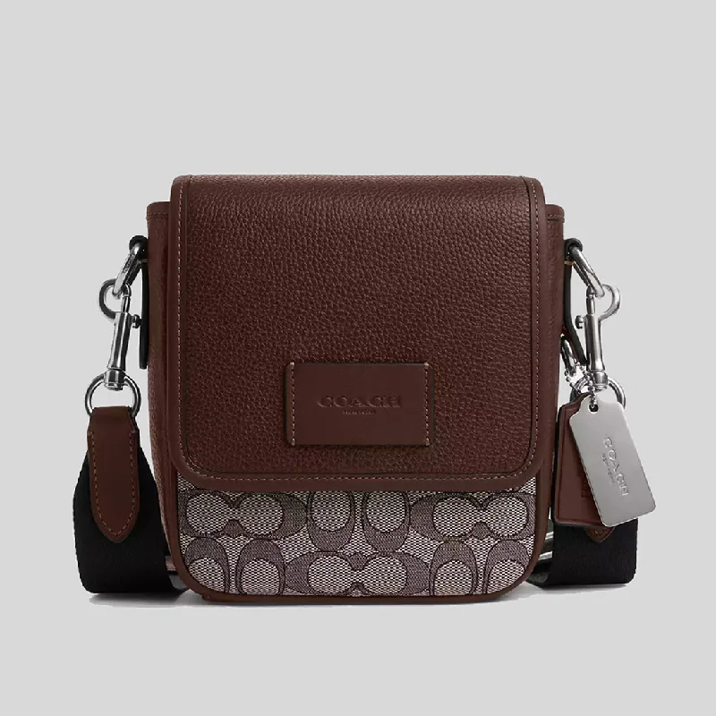 Crossbody bags for everyday useCOACH Lucas Crossbody In Signature Jacquard Oak/Maple CO915