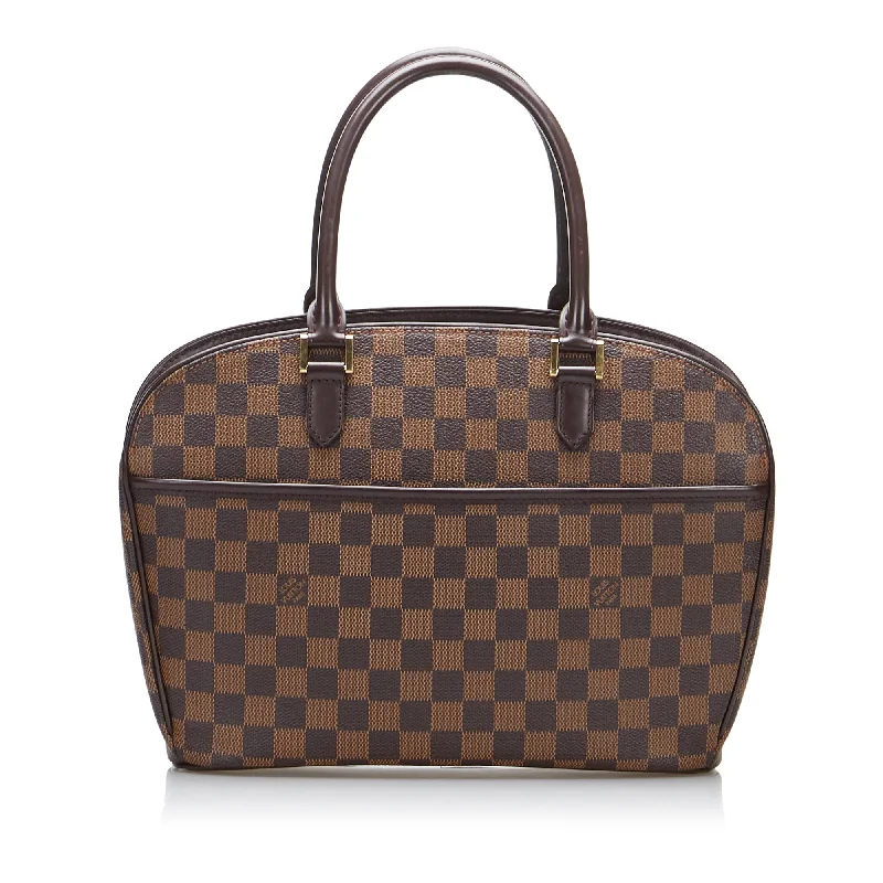 Brown Louis Vuitton Damier Ebene Sarria Horizontal Handbag