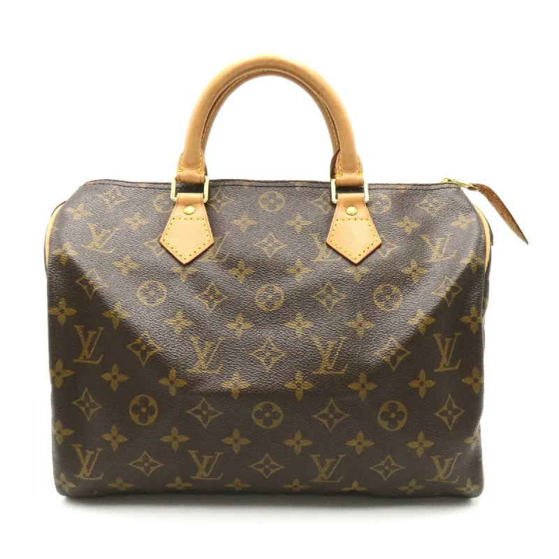 Louis Vuitton tote bags with a printed LV logo on the front for brand visibilityLOUIS VUITTON Speedy 30 Handbag