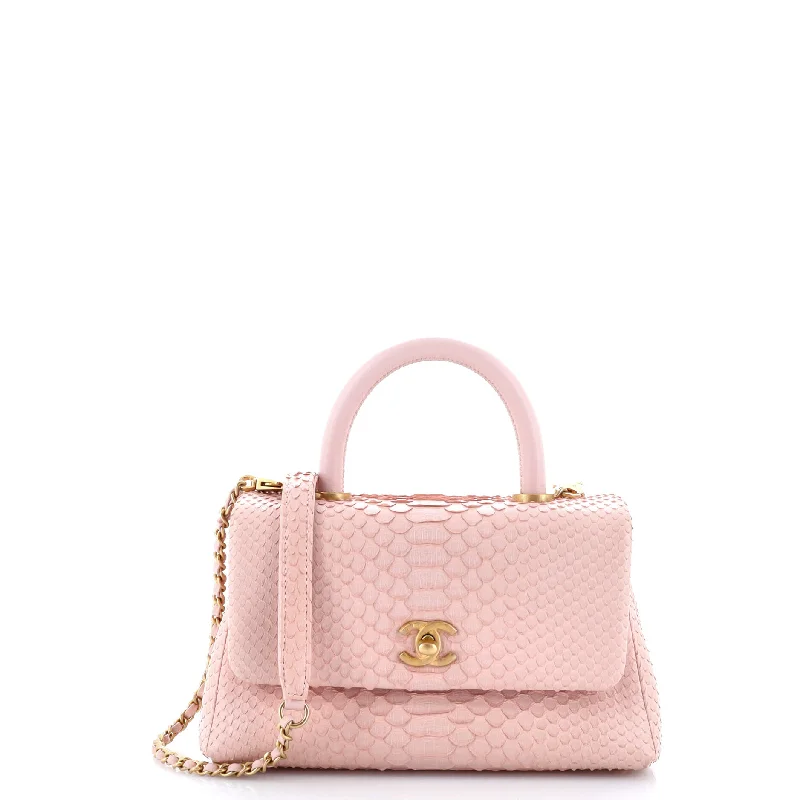 Yves Saint Laurent bags for sophisticated looksCoco Top Handle Bag Python Mini