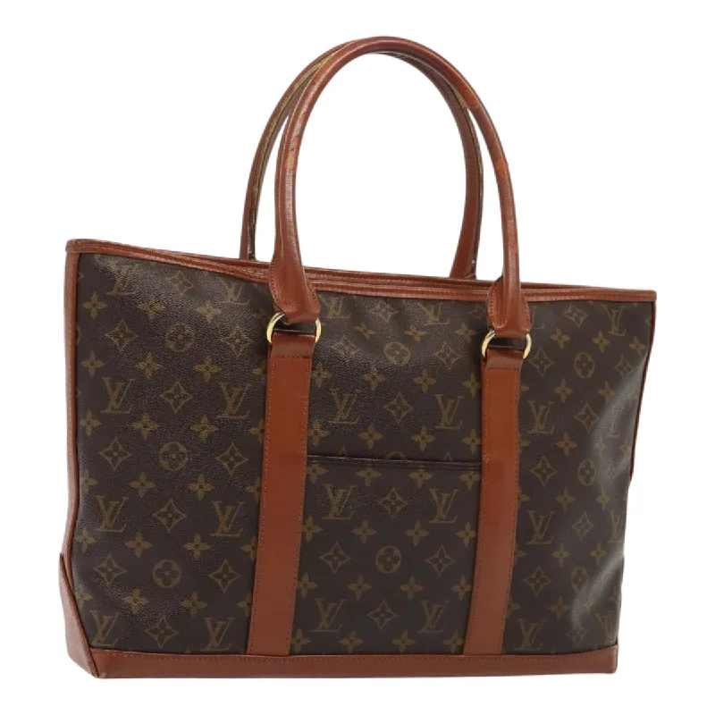 Louis Vuitton bags with a zippered interior pocket for better organizationLOUIS VUITTON Monogram Sac Weekend PM Tote Bag M42425 LV Auth 86774