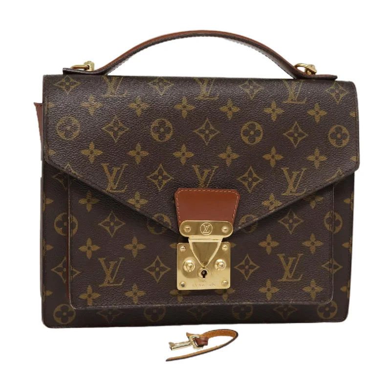 Louis Vuitton Speedy bags in monogram canvas for a classic lookLOUIS VUITTON Monogram Monceau 28 Hand Bag 2way M51185 LV Auth 88009