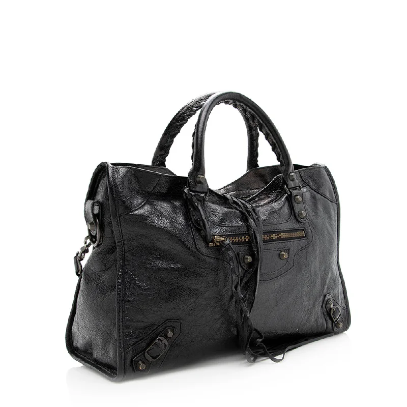 Balenciaga Agneau Classic City Satchel (SHF-20329)