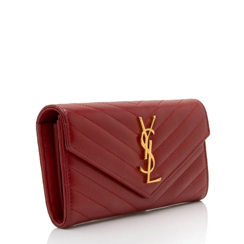 Yves Saint Laurent tote bags for workSaint Laurent Matelasse Grain de Poudre Monogram Wallet dJjYdi