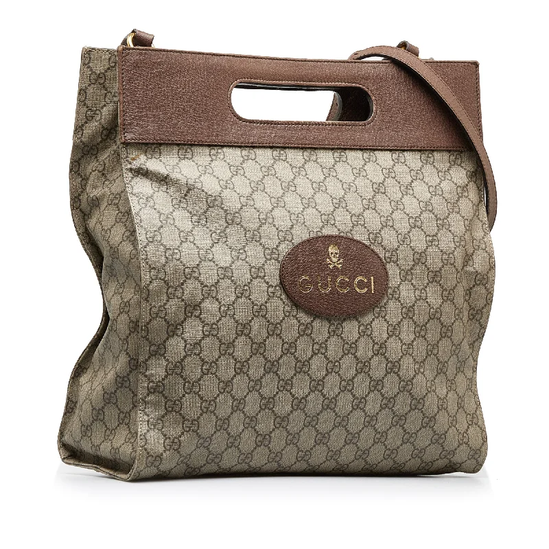 Gucci backpacks for women with a multi - pocket designGucci backpacks for women with a multi - pocket designBrown Gucci GG Supreme Neo Vintage Soft Tote Satchel