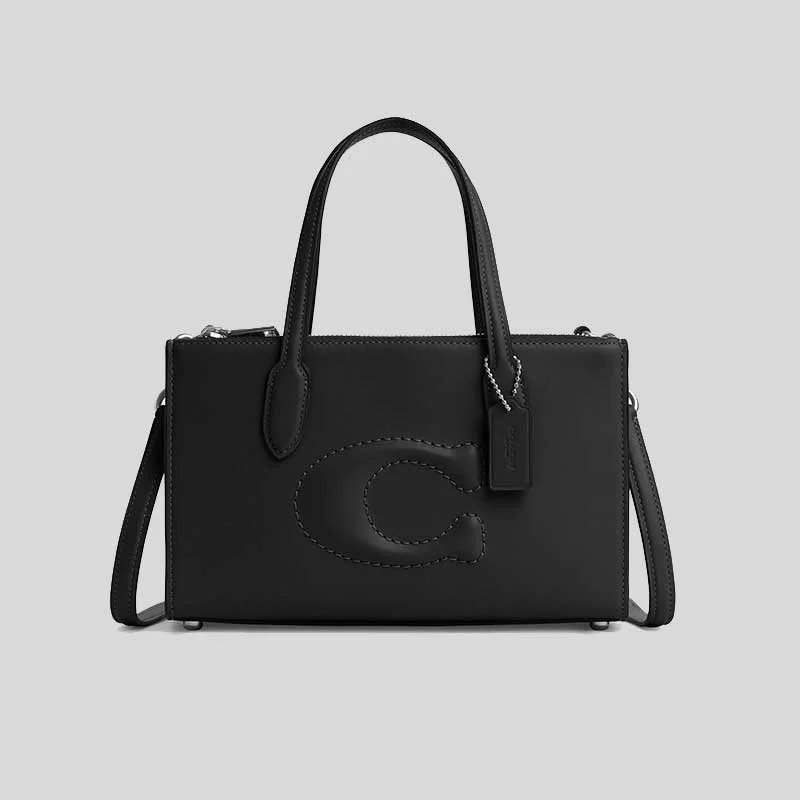 Vintage-inspired handbagsCOACH Nina Small Tote Bag Black CR097