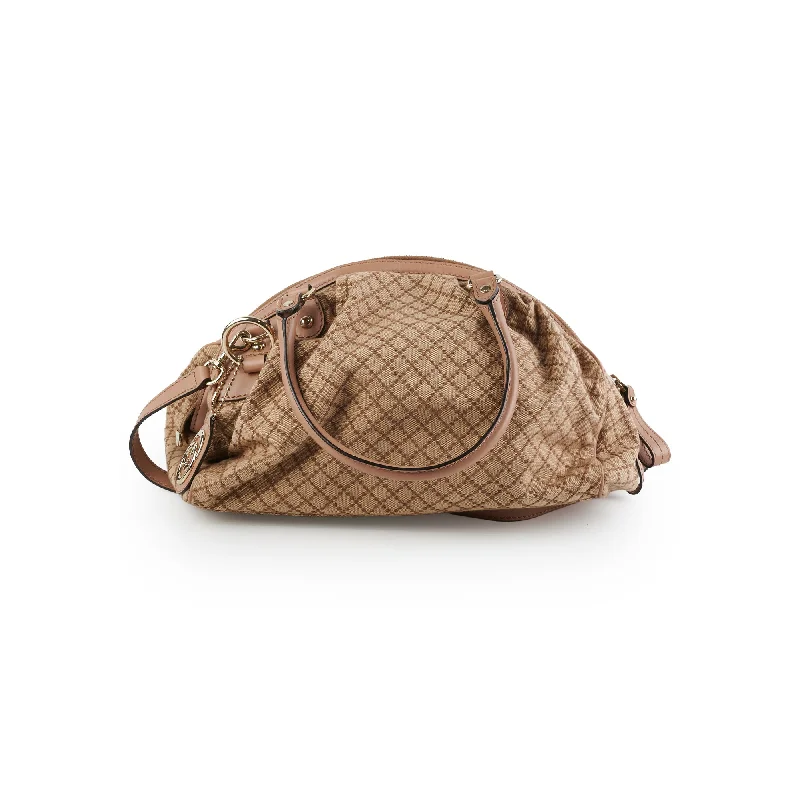 Gucci tote bags for women with a double - handle designGucci tote bags for women with a double - handle designGucci Brown/Pink Tote Bag