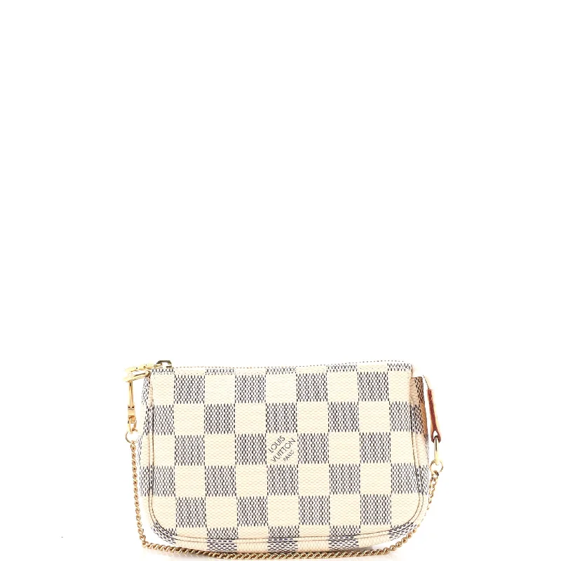 Yves Saint Laurent Rockstud bags for eveningPochette Accessoires Damier Mini