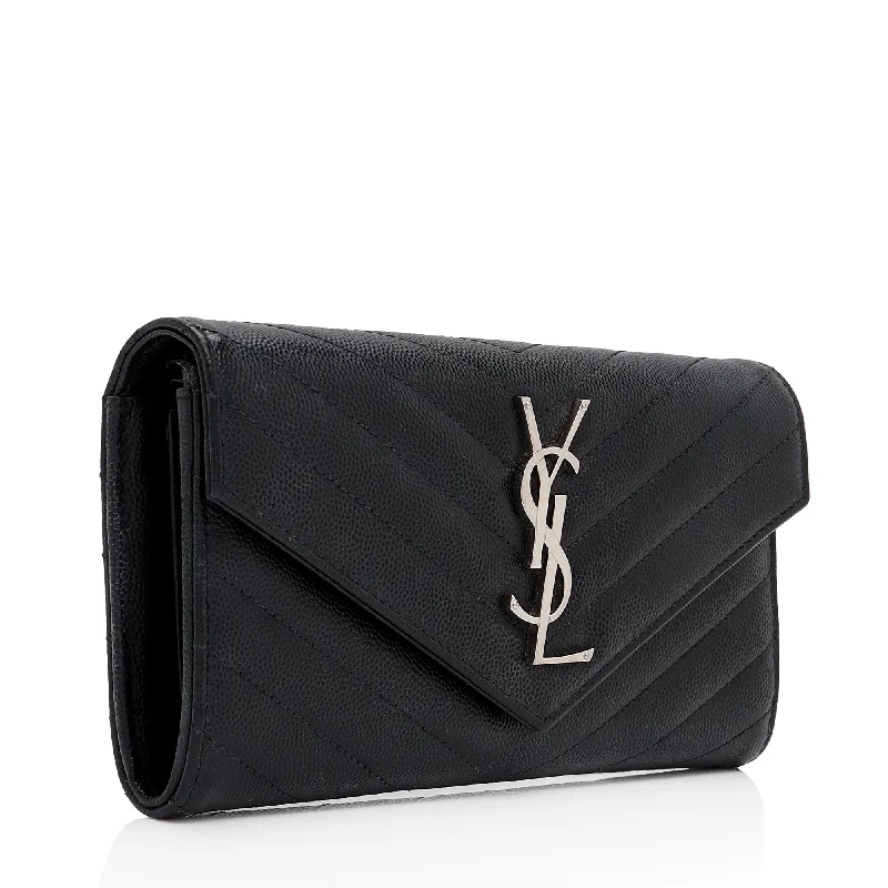 Yves Saint Laurent luxury handbags for womenSaint Laurent Matelasse Grain de Poudre Monogram Wallet YZtdVY