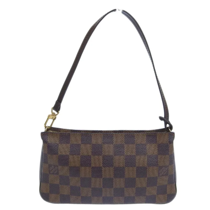 Louis Vuitton bags with a front - zip pocket for small items like keysLOUIS VUITTON Pochette accessoires Clutch Bag