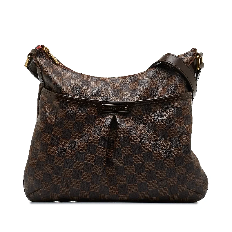 Yves Saint Laurent bags with luxurious suede detailsBrown Louis Vuitton Damier Ebene Bloomsbury PM Crossbody Bag