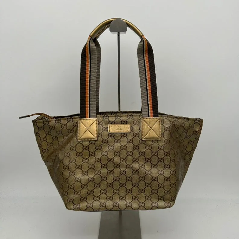 Gucci tote bags for women with a printed Gucci logoGucci tote bags for women with a printed Gucci logoGucci Beige Monogram Leather Shoulder Bag