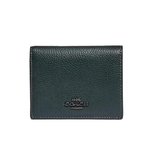 Designer bags with detachable strapsCoach 89311 Small Snap Wallet With Colorblock Interior Pine Green Multi