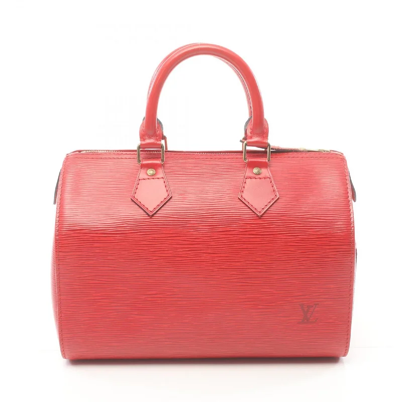 Louis Vuitton Petite Malle bags with a hard - shell structure for uniquenessLOUIS VUITTON Speedy 25 Handbag