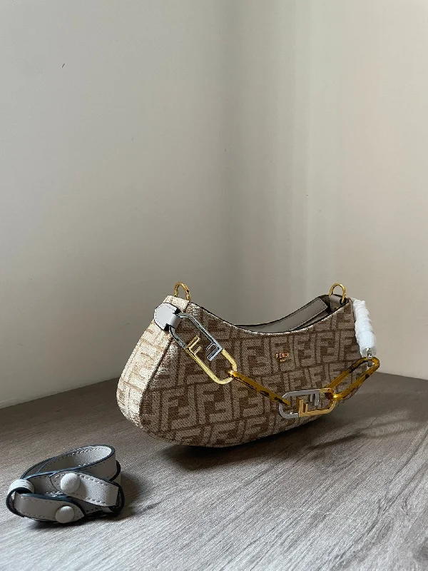 Goyard bags with a patent - leather finish for a shiny and sophisticated appearanceWF -  Fendi Bag - 189