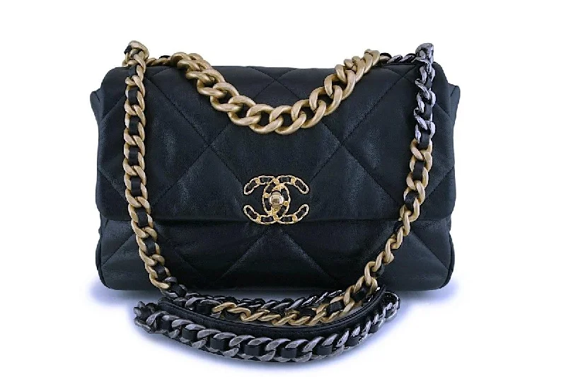 Chanel bags for those who value investment piecesChanel 19 Large Quilted Goatskin Flap Bag