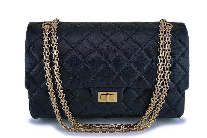 Chanel Medium Tote Bag for Office LadiesChanel Black Aged Calfskin 226 Reissue 2.55 Classic Double Flap Bag GHW