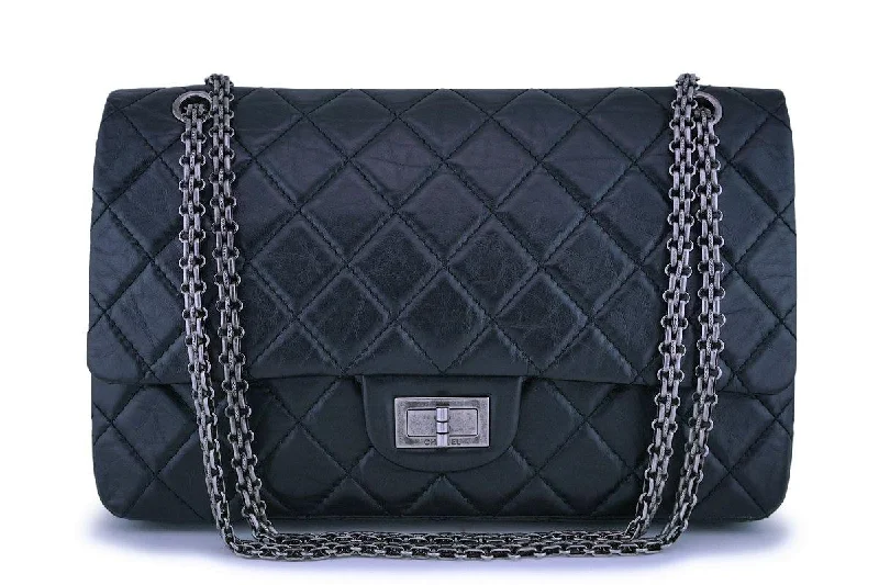 Chanel bags sale 2025Chanel Black Aged Calfskin Reissue Large 227 2.55 Flap Bag RHW